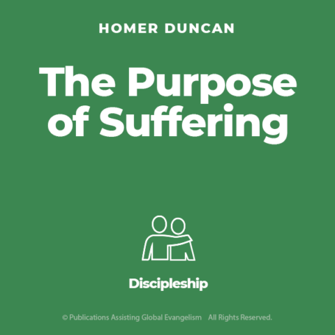 The Purpose of Suffering | PAGE Ministry